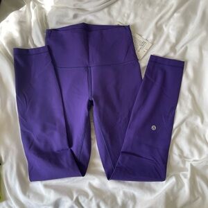 Lululemon Petrol Purple High-Waisted Leggings NWT size 4